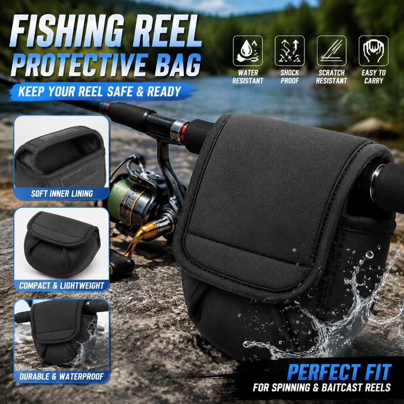 Fishing Line Box - Funda Protectora para Carrete de Pesca,