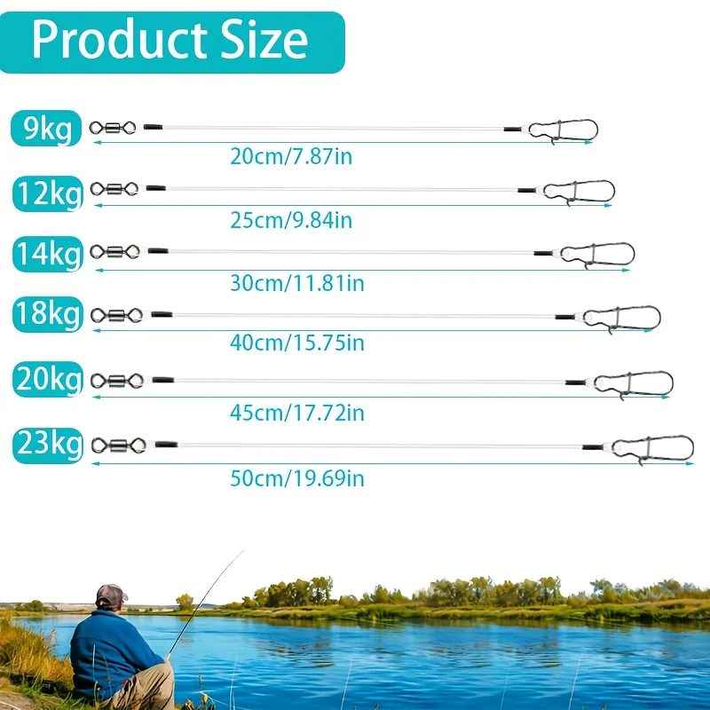 15 piezas de línea de pesca de - Leader Line reseña y precio