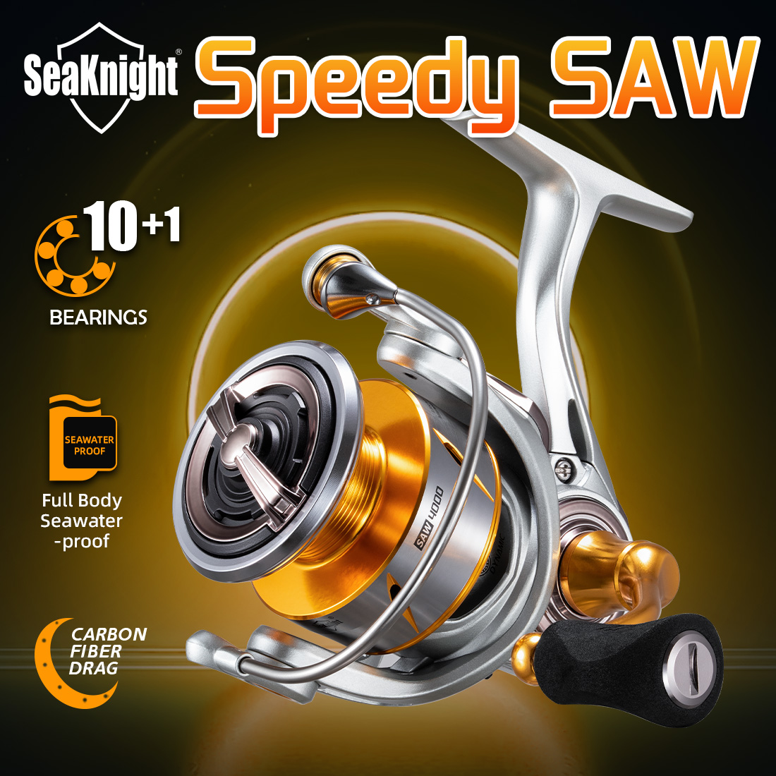 Carrete de Pesca Giratorio Sea - Kastking Reel Zephyr reseña y precio